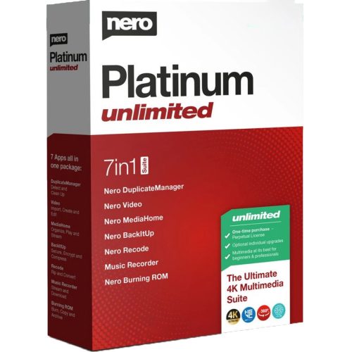 Nero Platinum Unlimited (1 Device   Lifetime)