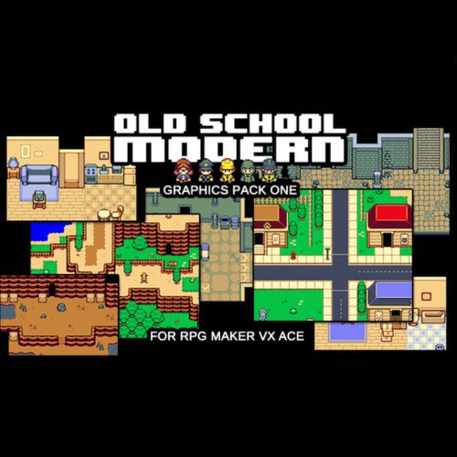 RPG Maker VX Ace   Old School Modern Resource Pack DLC (1 Device   Lifetime) (Steam)